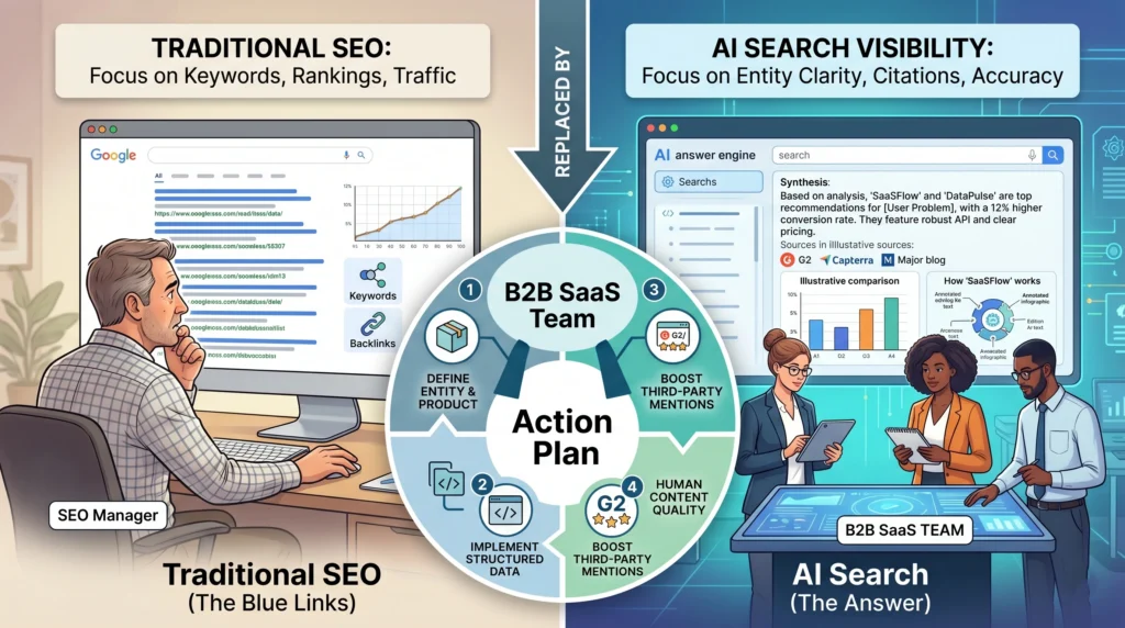 AI vs marketing person